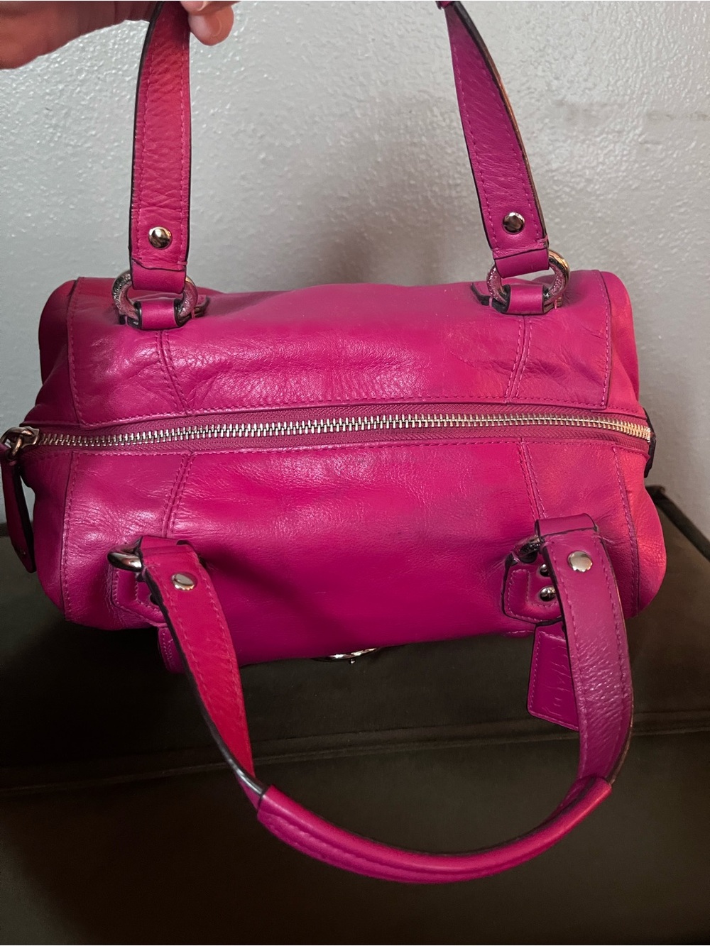 Coach Campbell pink Satchel F24690 - Picture 14 of 16